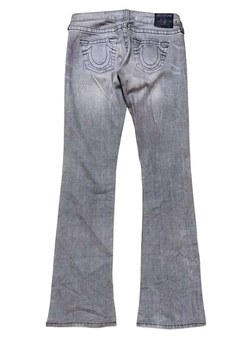 True Religion LEXI Bootcut Women Jeans Gre Denim photo 1