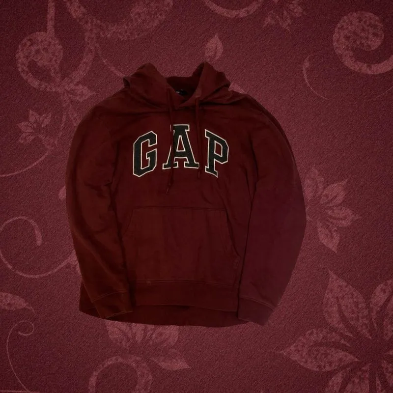 GAP hoodie merah/red oversized baggy photo 1
