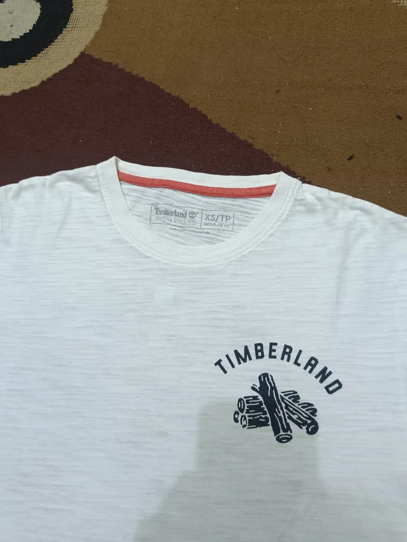 Timberland Streetwear Sportswear T-shirt Pria white photo 1