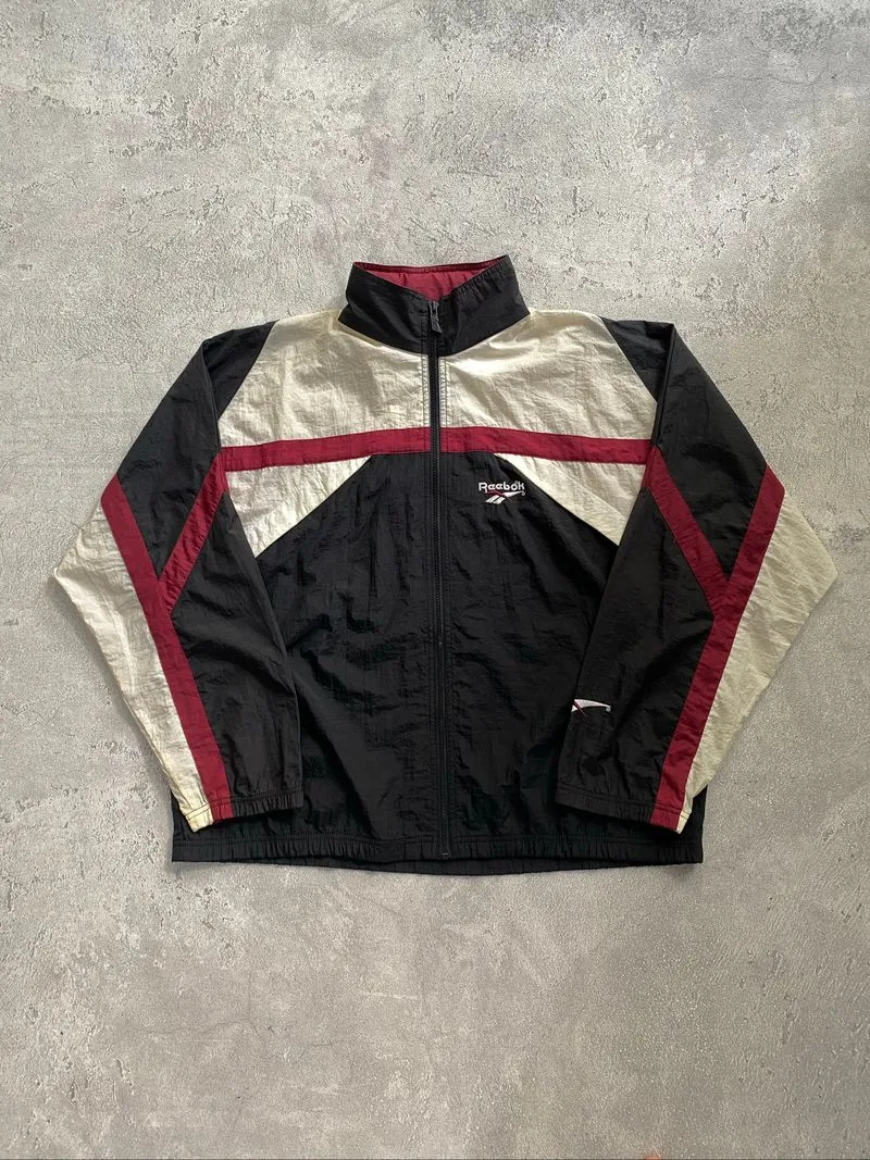 1990’s Reebok Windbreaker Colourblok Training Jersey photo 1