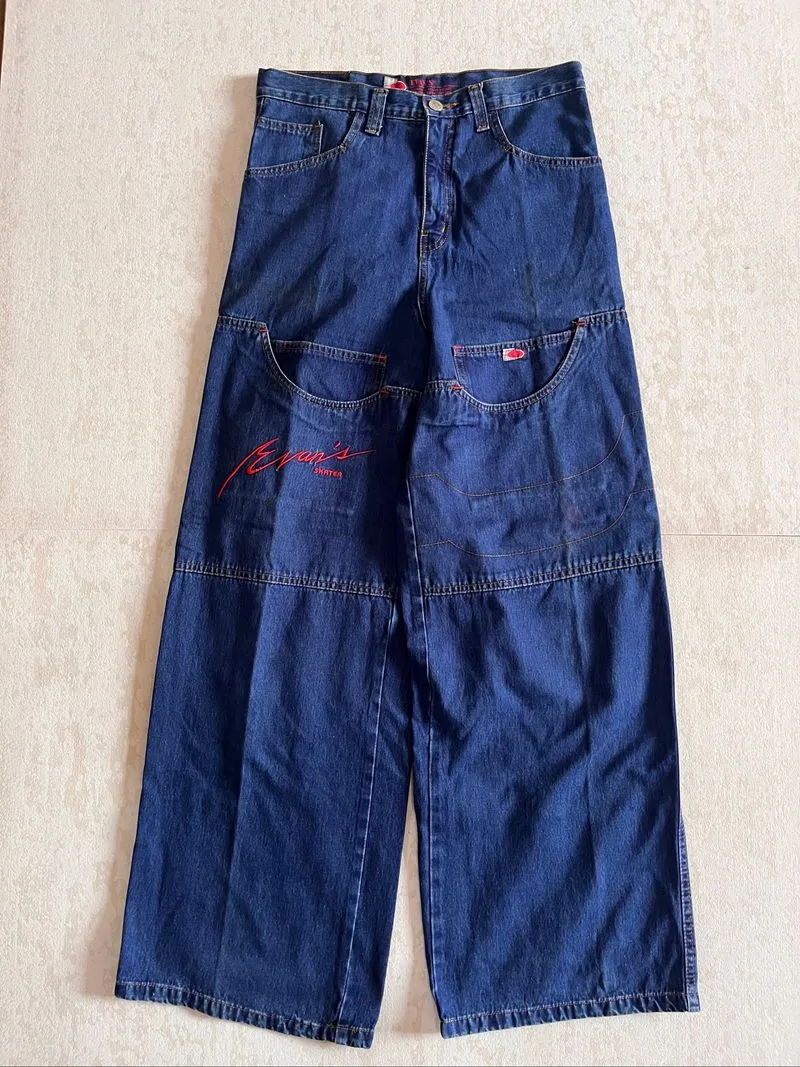 Y2k Big Pocket EVANS Denim Pants photo 1