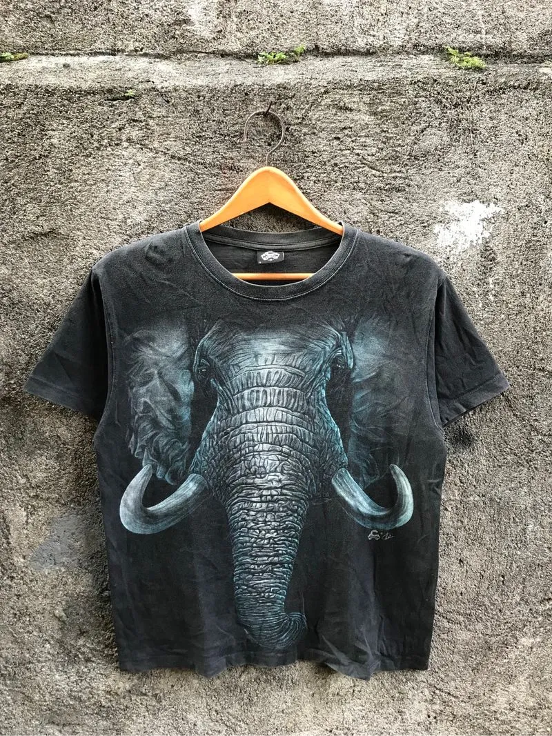Vintage full print elephant photo 1