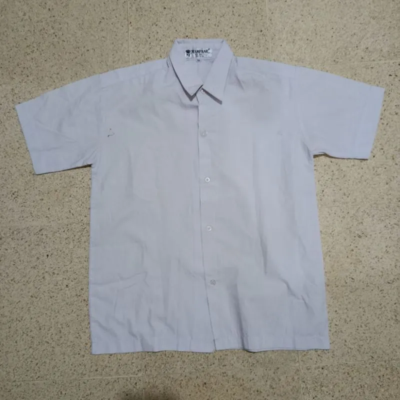 preloved baju putih sekolah merk mampank/ica20 photo 1
