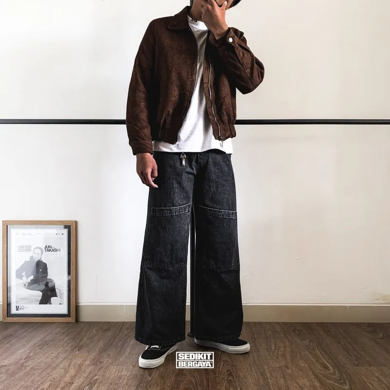 DOUBLE KNEE POCKET JEANS photo 1