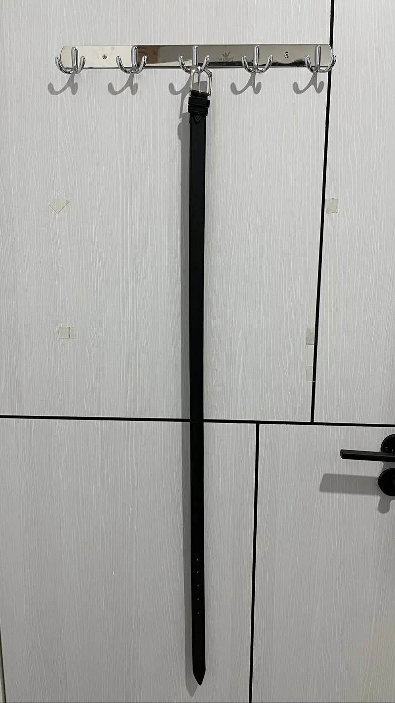 sabuk hitam kulit photo 1