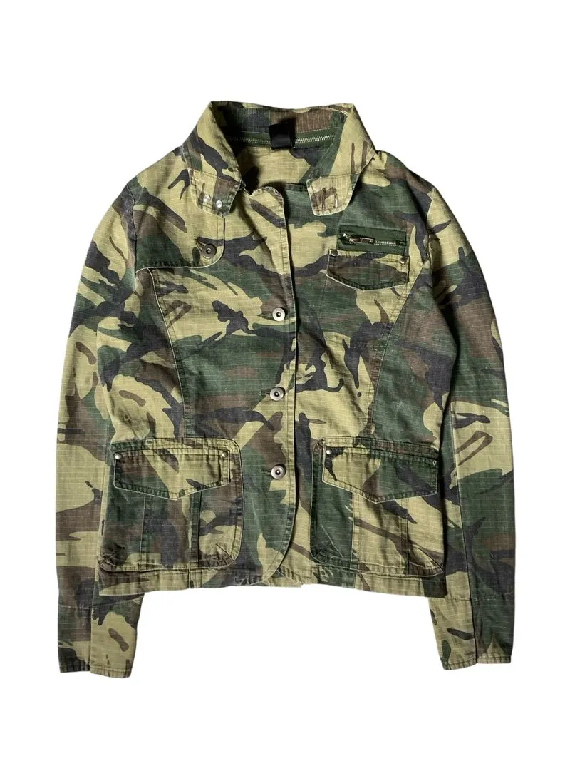 Decora camouflage bondage military shirt  photo 1