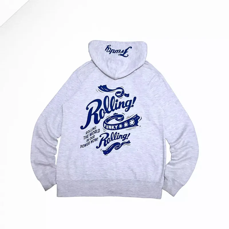 Grunge Emo Hoody Pria silver photo 1