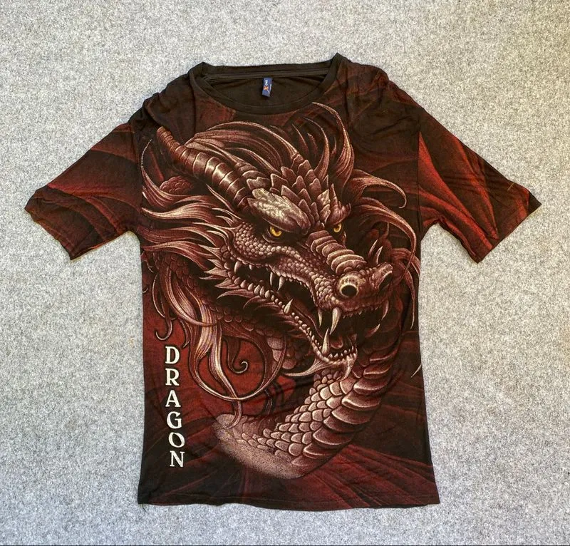 Tshirt Kaos Dragon Full Print Xone photo 1