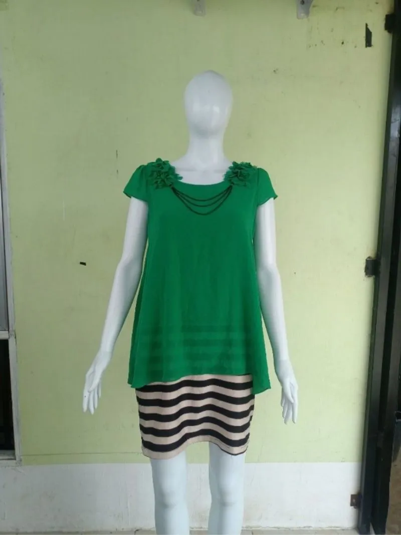 DRESS HIJAU MEWAH photo 1