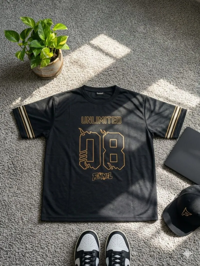 Kaos Oversize Fennel Unlimited 08 – Black Edition photo 1