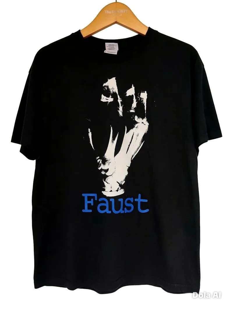 Vintage Faust German Krautrock band tee rare photo 1