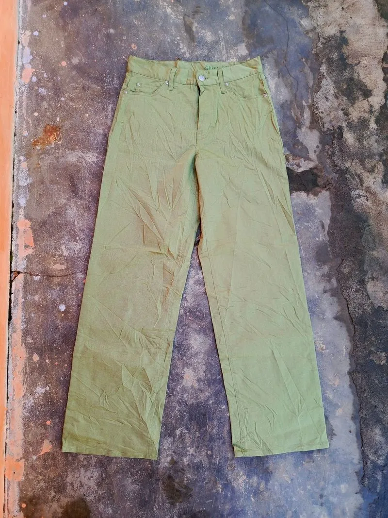 Fieldcore green denim panta stairgh bekas branded photo 1