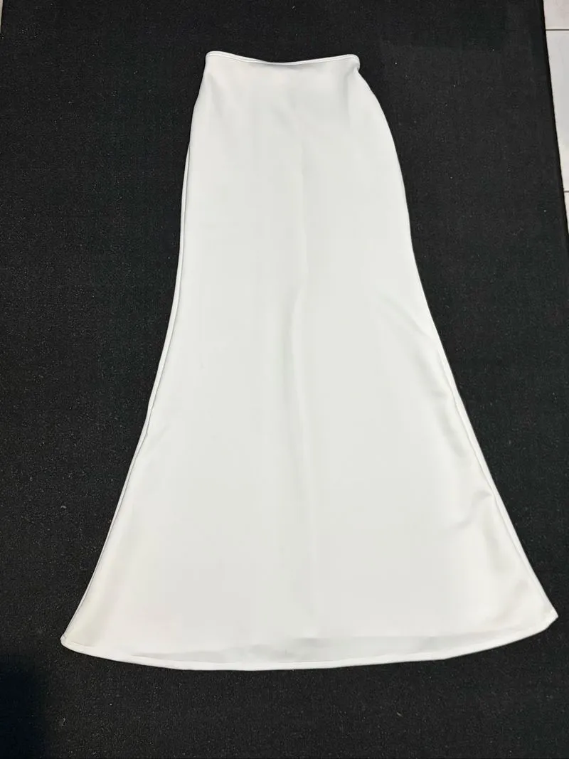 Mermaid Maxi Skirt - Putih photo 1