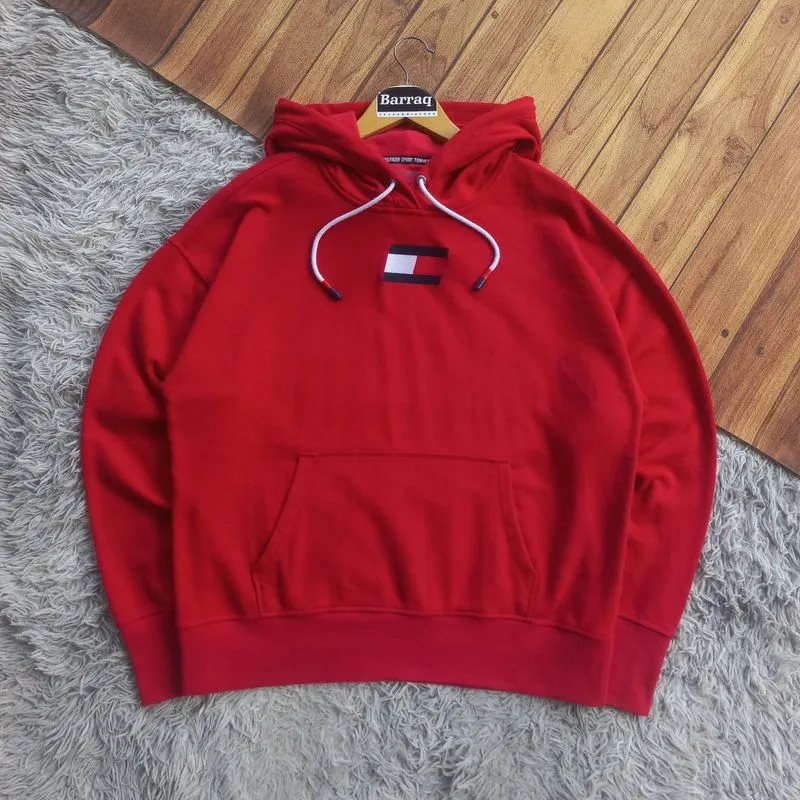 Hoodie Tommy Hilfiger Center Flag Logo Embroidery photo 1