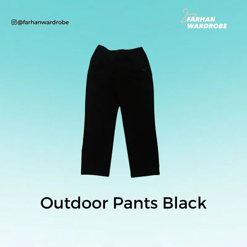 Outdoor Pants Black photo 1