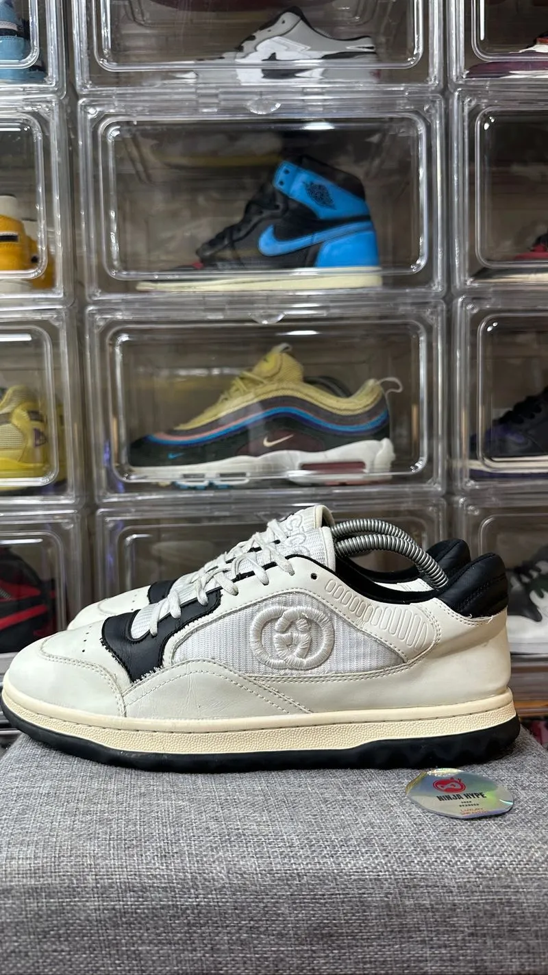 GUCCI MAC80 LEATHER WHITE BLACK SNEAKERS , GUCCI MAC80 , SNE photo 1
