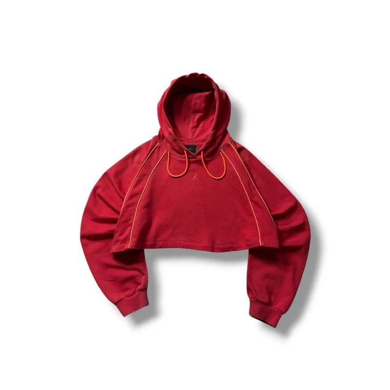Air Jordan Women's Cropped Pullover Hoodie DQ4390-612 photo 1