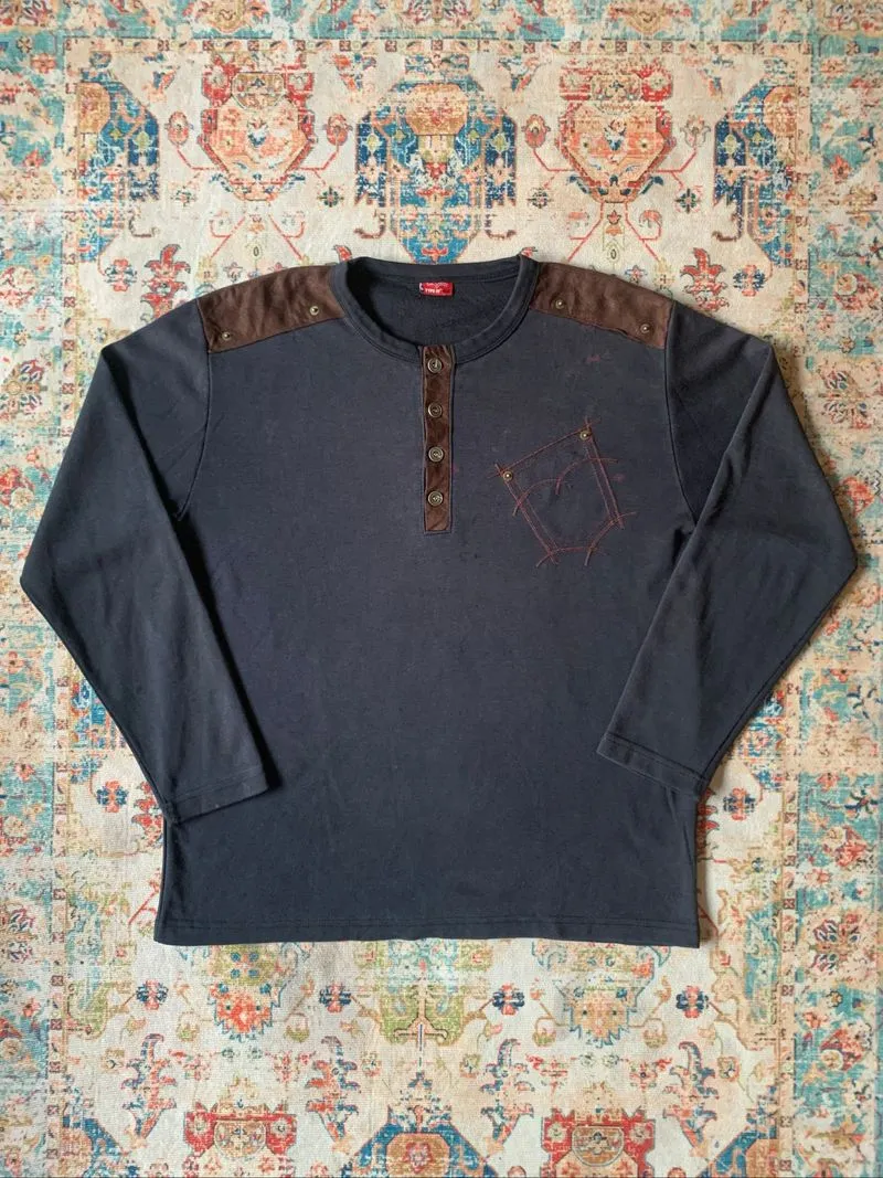 Levi’s Type 01 Tab Long Sleeve Henley photo 1