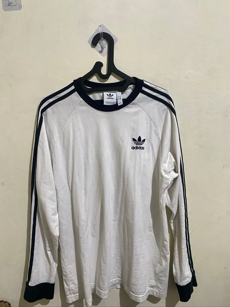 Adidas longsleeve ringer tee photo 1
