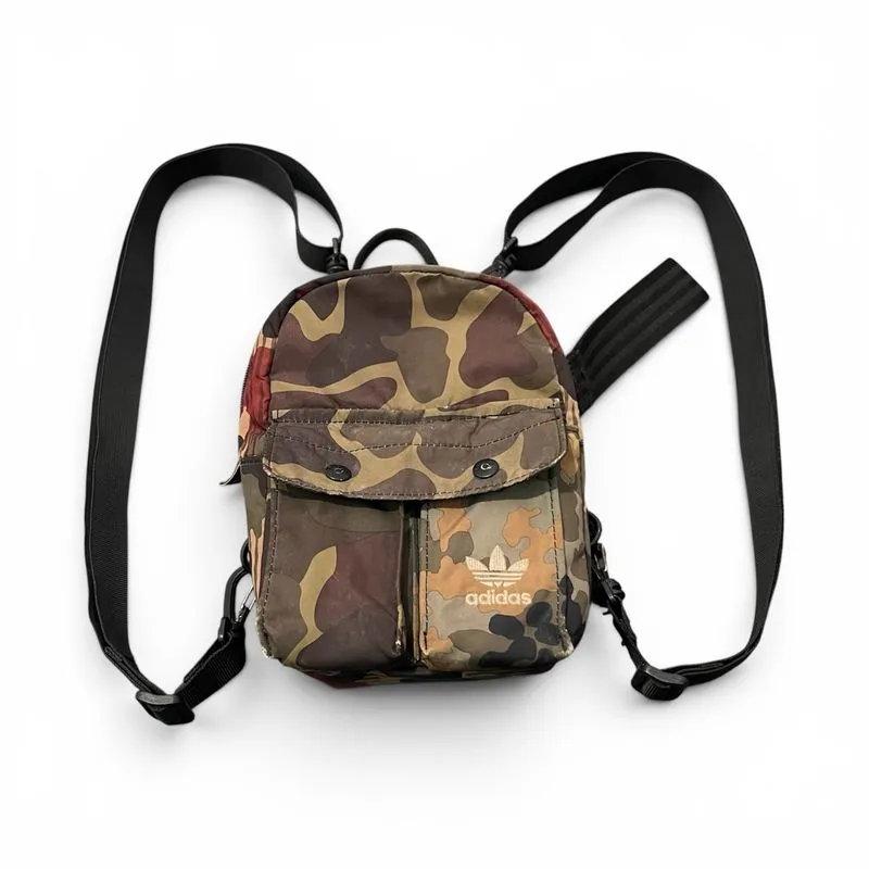 Mini Backpack ADIDAS X PHARRELL WILLIAMS Camo Y2K Vintage photo 1