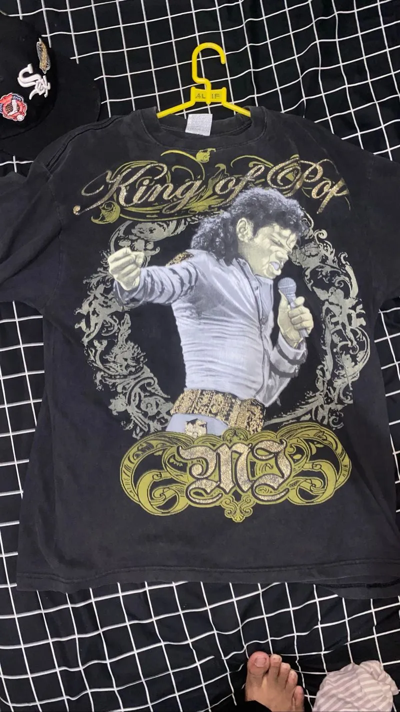 vintage tshirt michael jackson king of pop photo 1