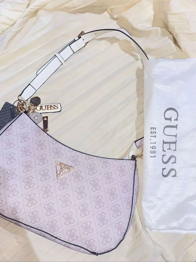 guess noelle top zip bag photo 1