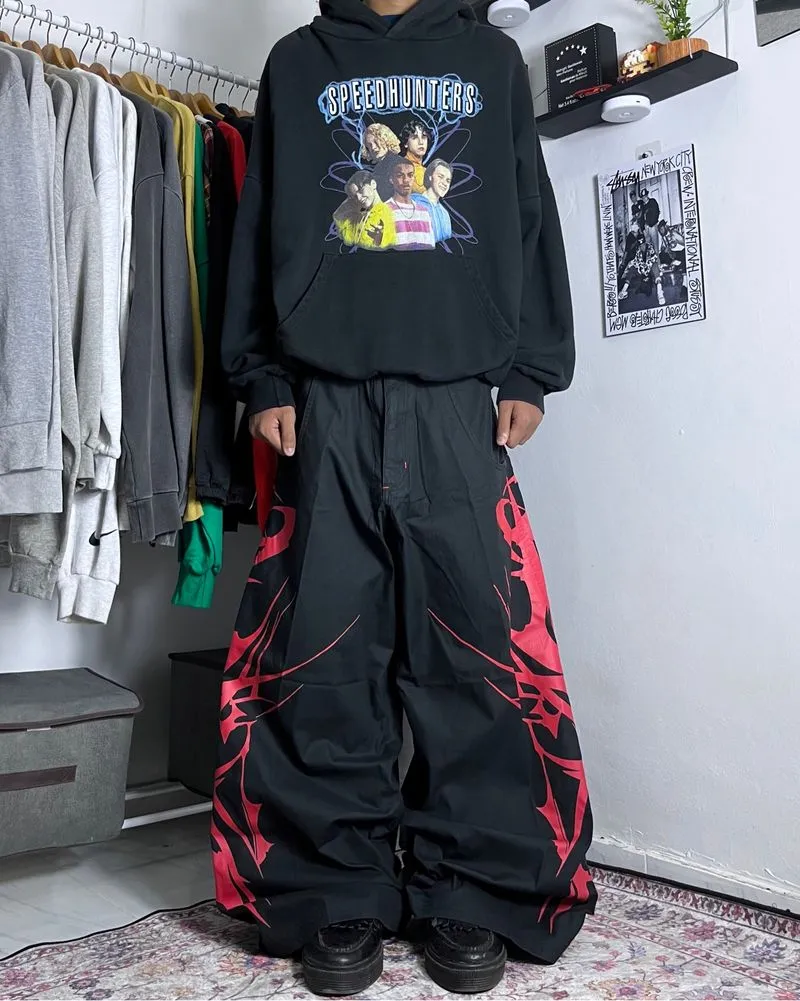 Reworked Tribal Art Baggy Pants photo 1