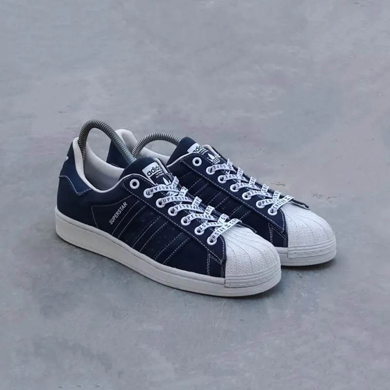 Adidas Streetwear Casual Sneakers Wanita white navy photo 1