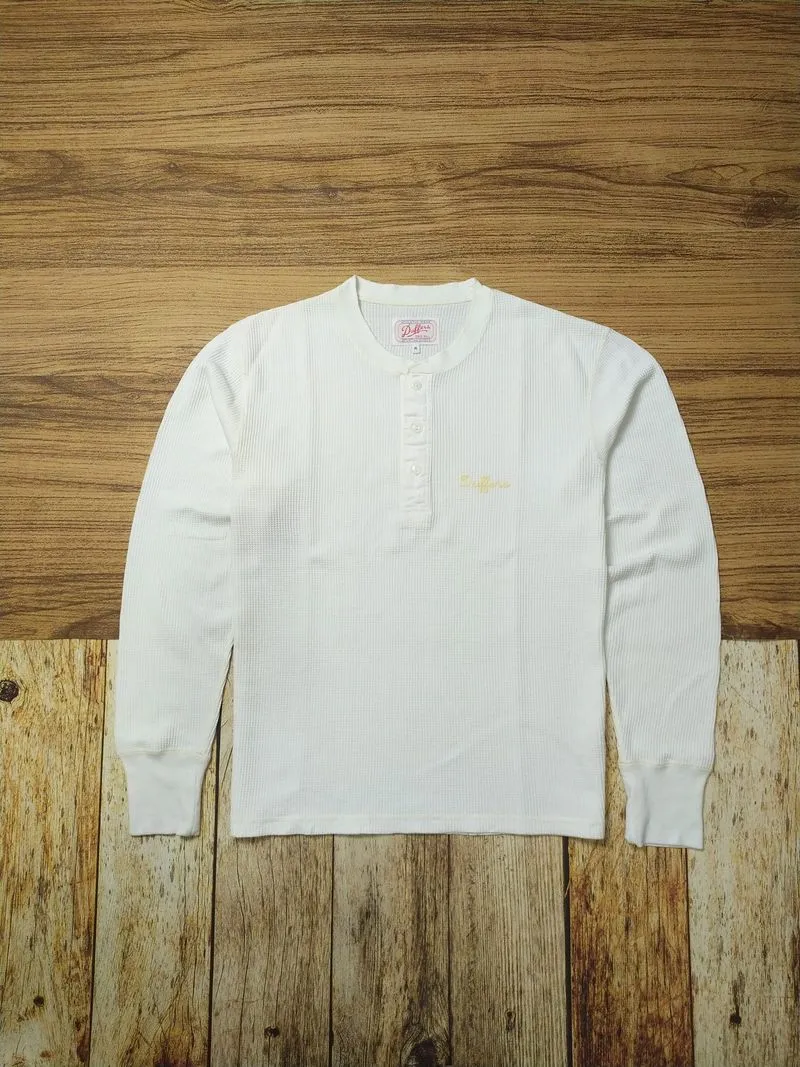 Duffers Waffle Henly Neck Long Sleeve Shirt photo 1