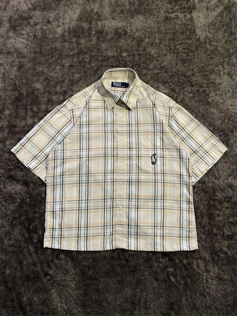 Boxy shirt plaid short sleeve By POLO RALPH LAUREN   photo 1