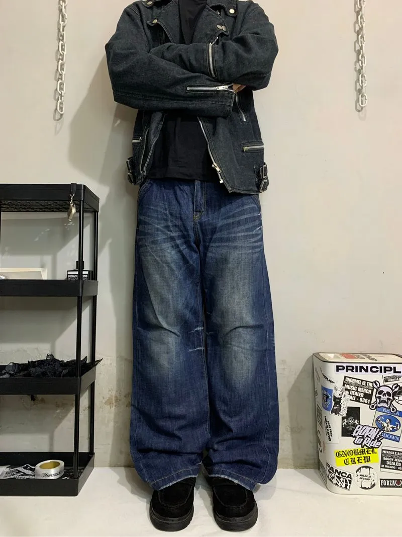 [BASIC HOUSE] Baggy Jeans Flared 📌 photo 1