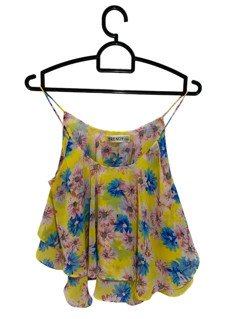 Fairy Cami top Wanita yellow photo 1
