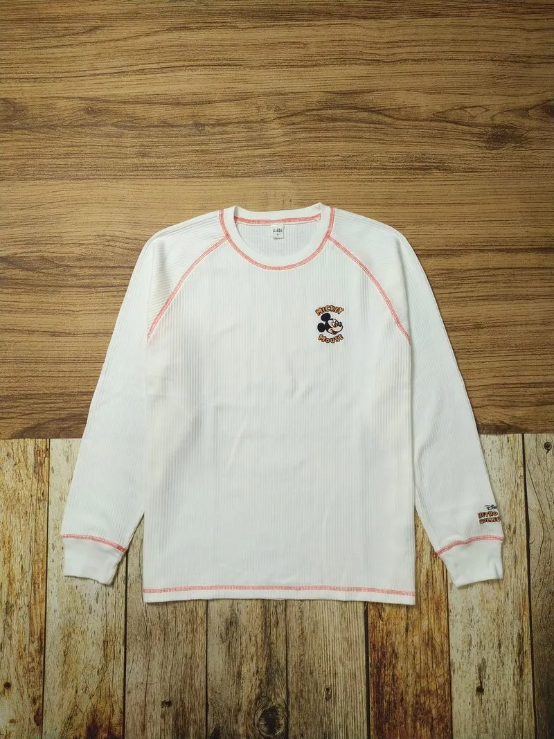 Disney Mickey Mouse Waffle Long Sleeve Shirt photo 1