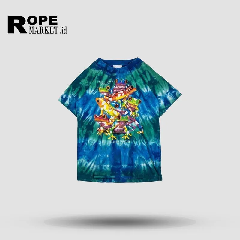 Vintage SURFERS PARADISE balancing art australia Tshirt photo 1