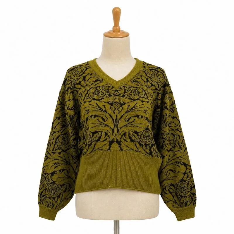 Knit vintage olive-black photo 1