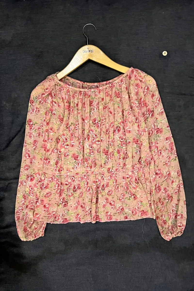 Blouse Floral Peplum photo 1