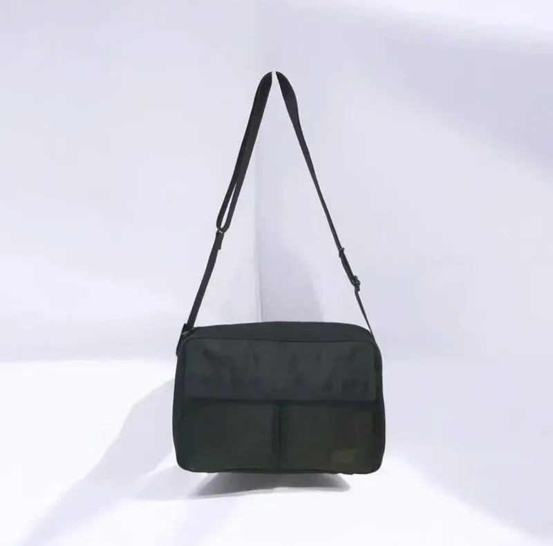 Porter Yoshida Japan Black Quilted Pattern Crossbody Bag photo 1