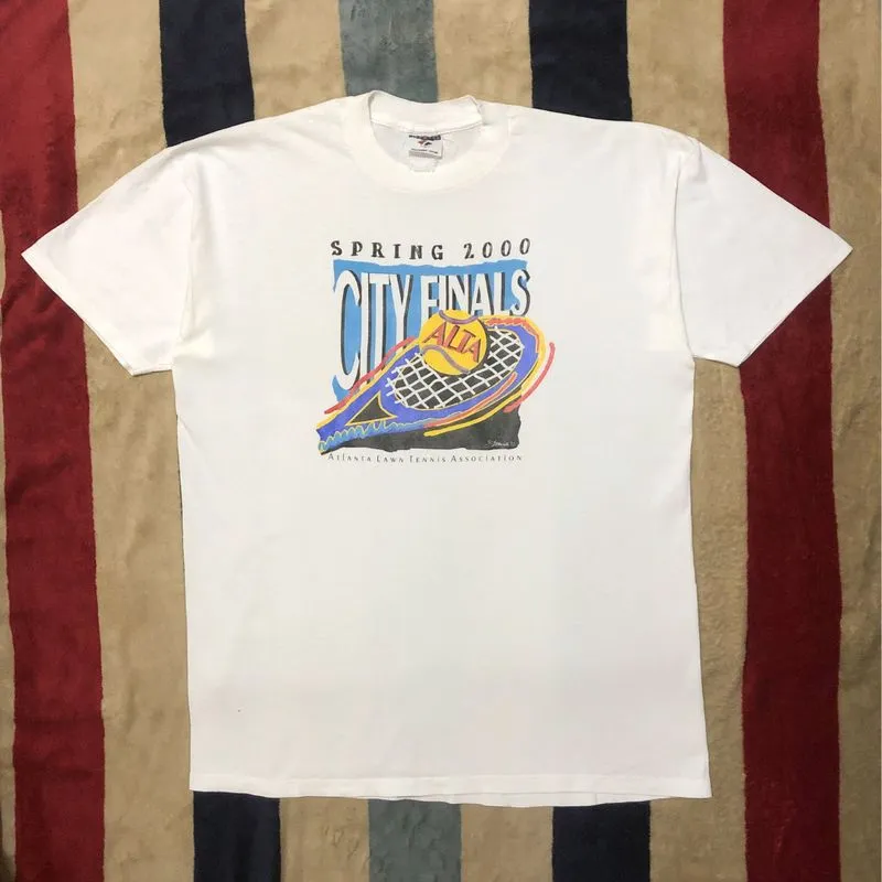 Vintage 00s Spring ALTA City Tennis Finals J. Macrate Design photo 1