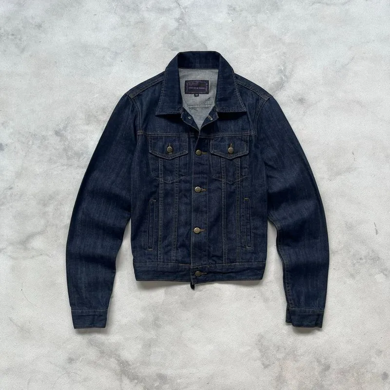 CABANE de ZUCCA ISSEY MIYAKE DENIM TRUCKER JACKET photo 1