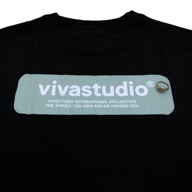 Vivastudio Casual T-shirt Pria black photo 1