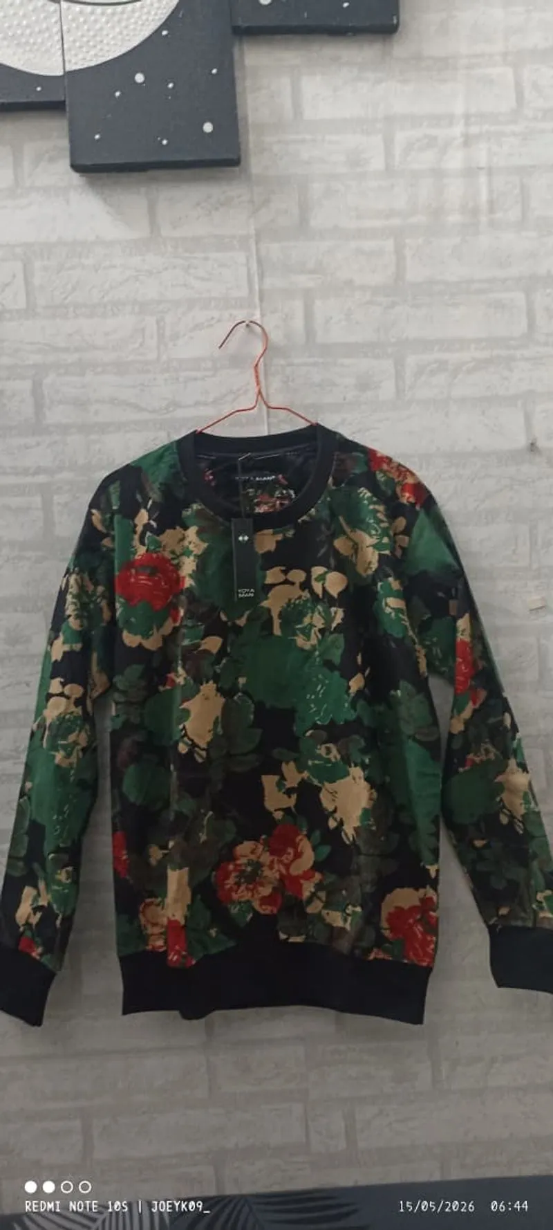 Sweatshirt Korean Style Dark floral BKK photo 1