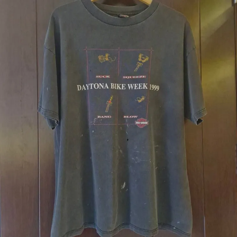 Kaos Vintage Harley Davidson Daytona Bike Week 1999 XXL photo 1