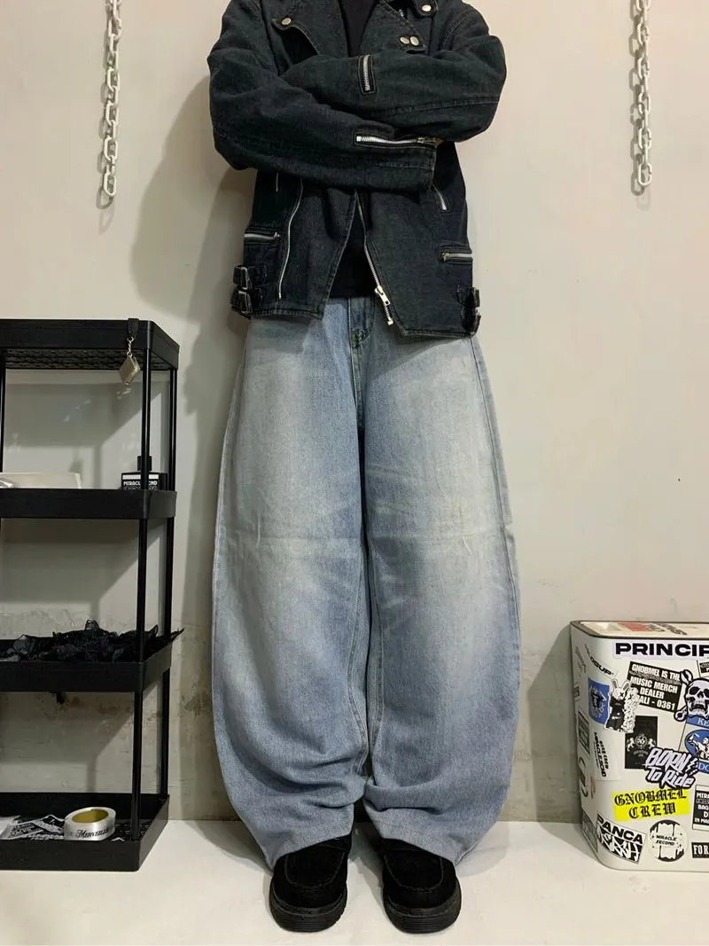 [OOTJ] Baggy Barrel Jeans Superwideleg📌 photo 1
