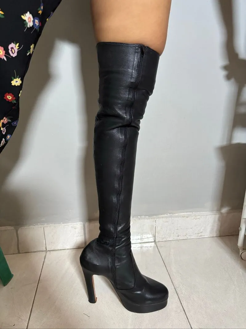 Boots wanita (pressed) kulit asli photo 1