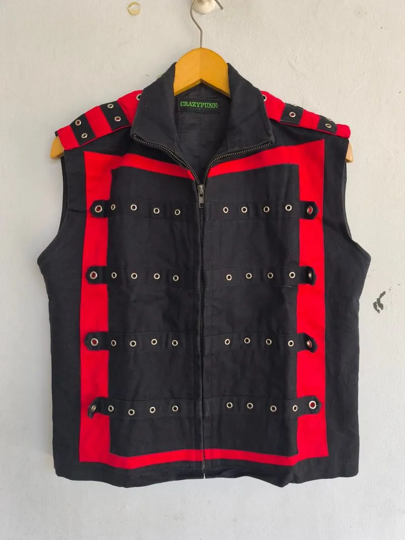 Y2k Napoleon vest punk style photo 1