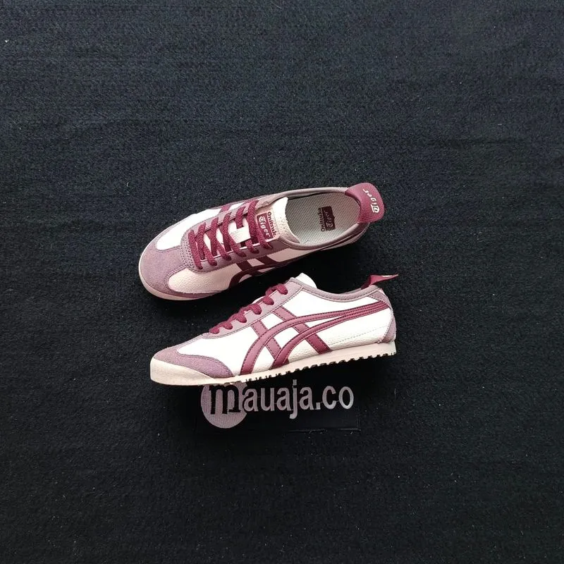 Onitsuka Tiger Mexico 66 Deluxe Cream Burgundy photo 1