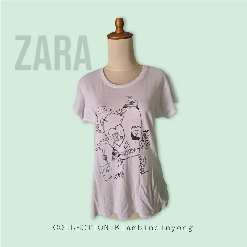 ZARA Casual Shirt Wanita white photo 1