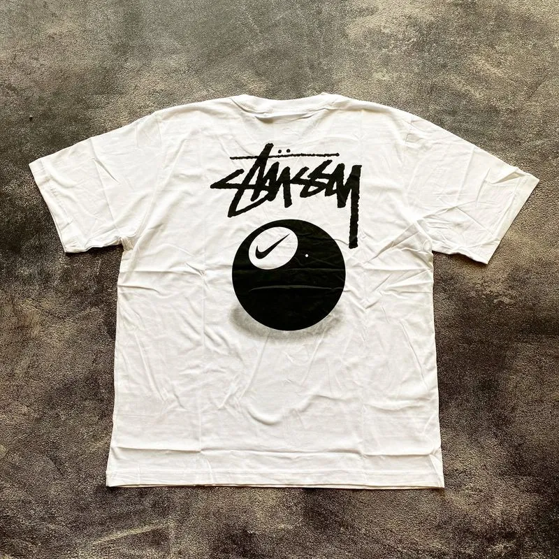Stussy Casual T-shirt Pria white photo 1