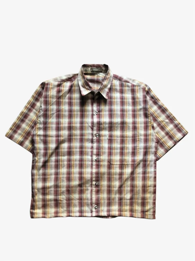 Boxy Shirt Short Sleeve plaid by BACCINO photo 1