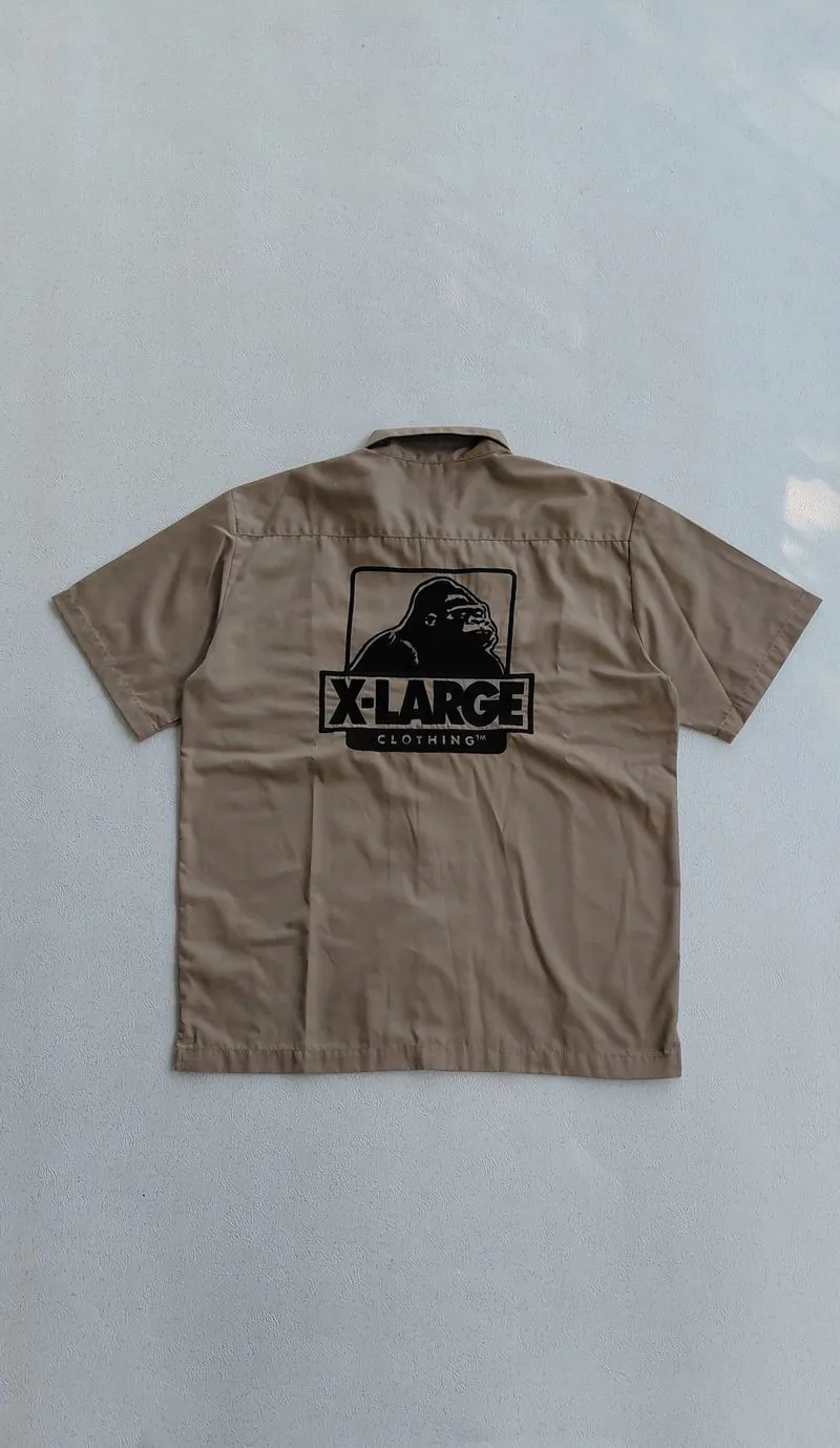 Xlarge S/S OG Work Shirt Brown
 photo 1